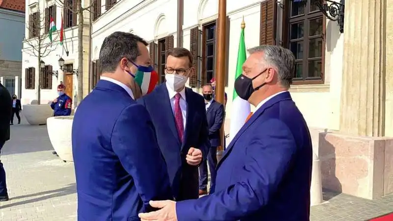  matteo salvini mateusz morawiecki  viktor orban