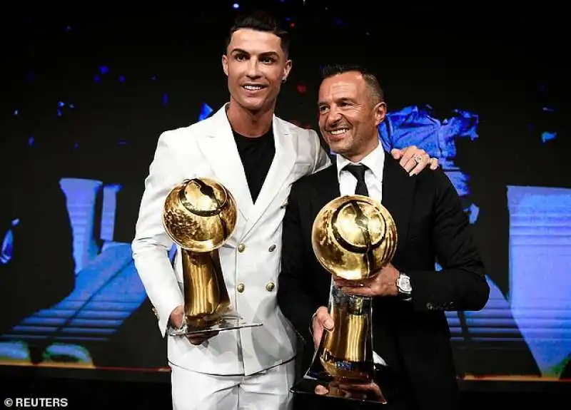 Ronaldo con Jorge Mendes