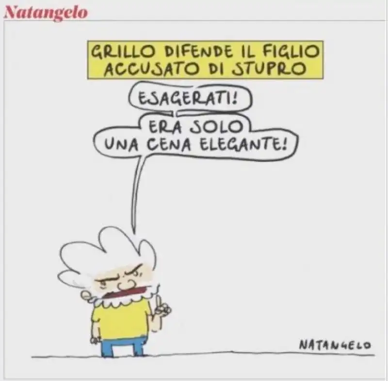 VIGNETTA DI NATANGELO SUL CASO DI CIRO GRILLO