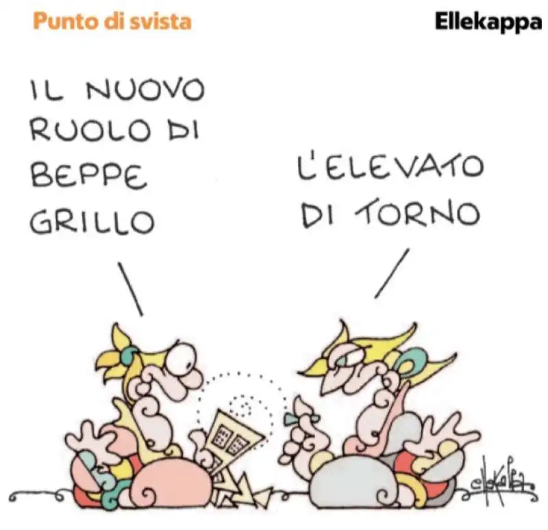 VIGNETTA ELLEKAPPA - BEPPE GRILLO