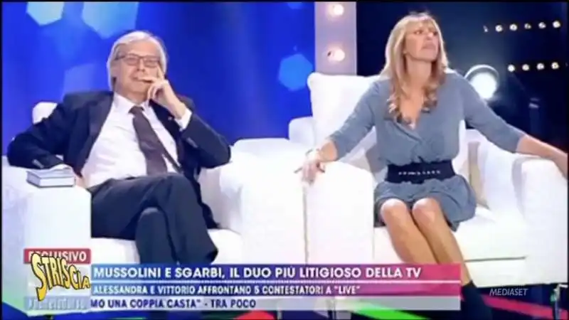 vittorio sgarbi e alessandra mussolini 17