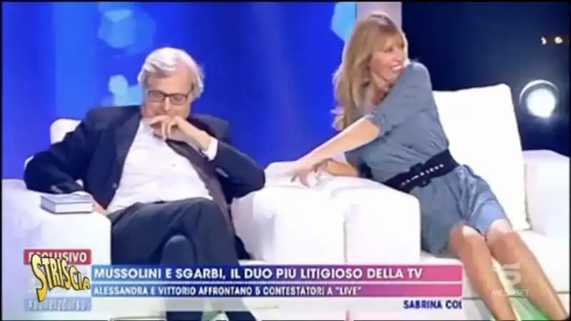 vittorio sgarbi e alessandra mussolini 19