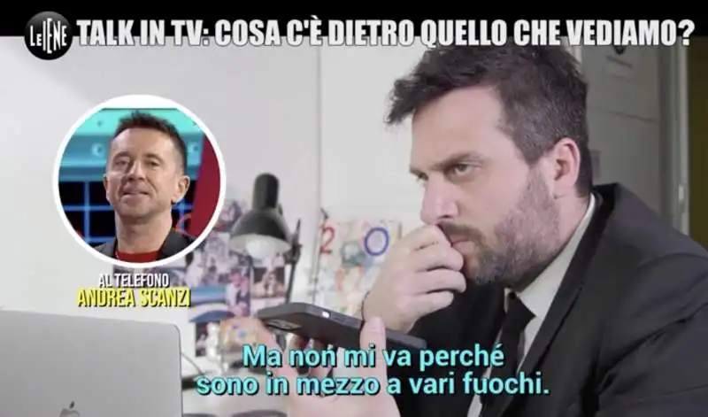 andrea scanzi   servizio delle iene sui talk show  