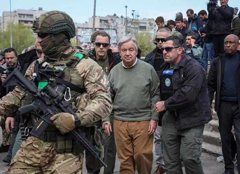 ANTONIO GUTERRES A KIEV 