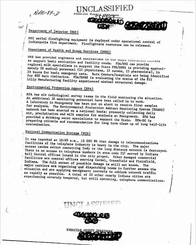 I documenti non sigillati dal National Security Archive 3