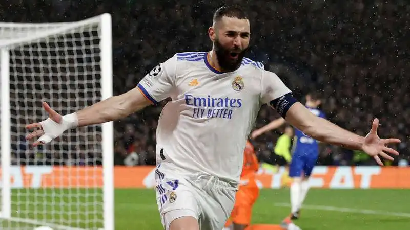 KARIM BENZEMA CONTRO IL CHELSEA 