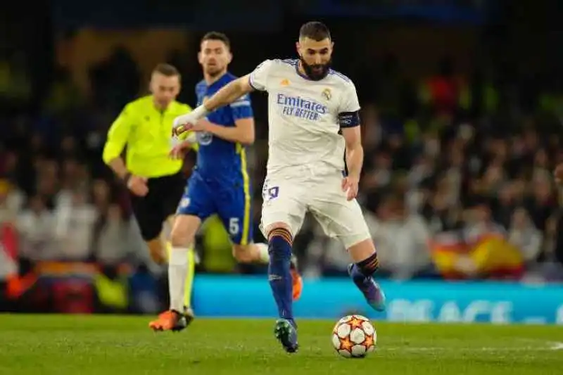 KARIM BENZEMA CONTRO IL CHELSEA 