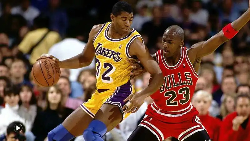 magic johnson michael jordan 