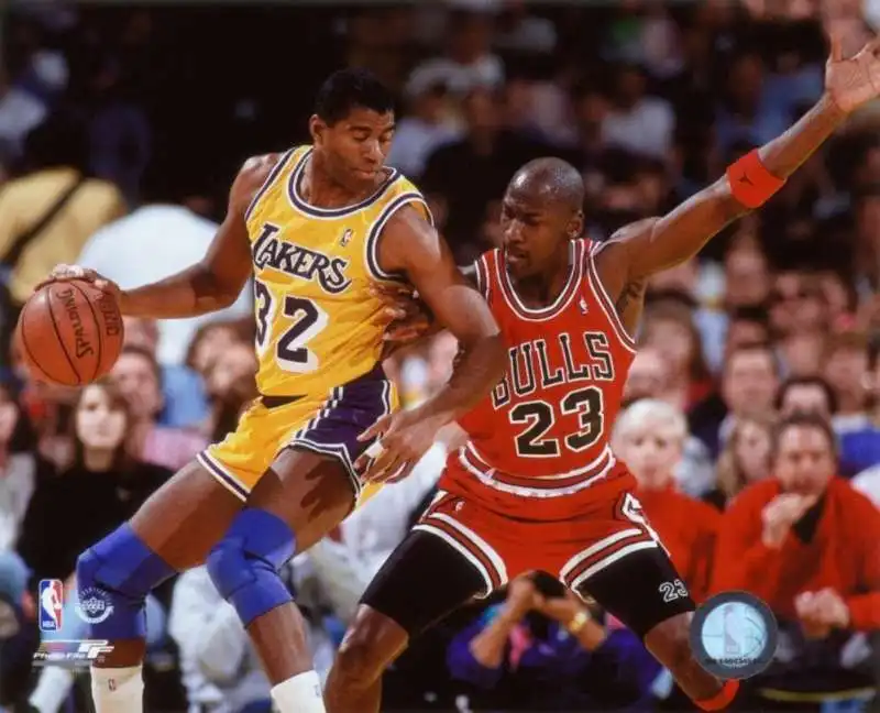 magic johnson michael jordan  