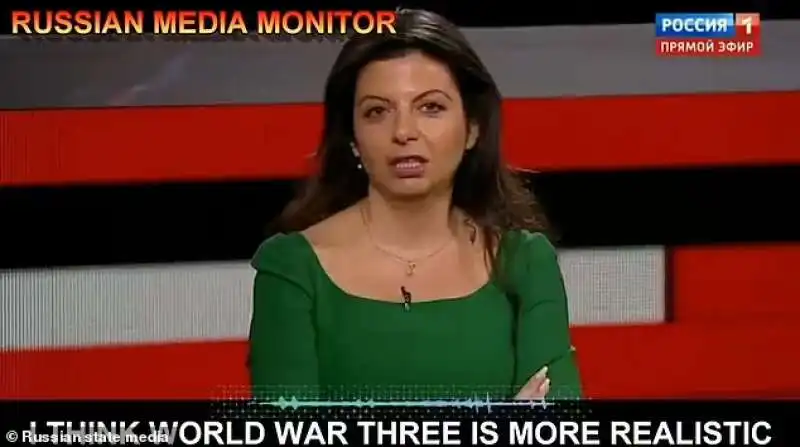 Margarita Simonyan alla tv russa