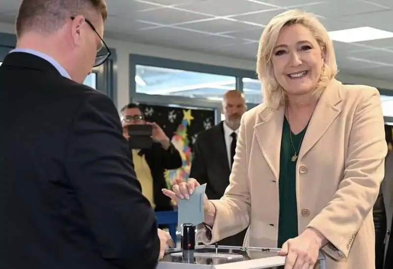 marine le pen vota 