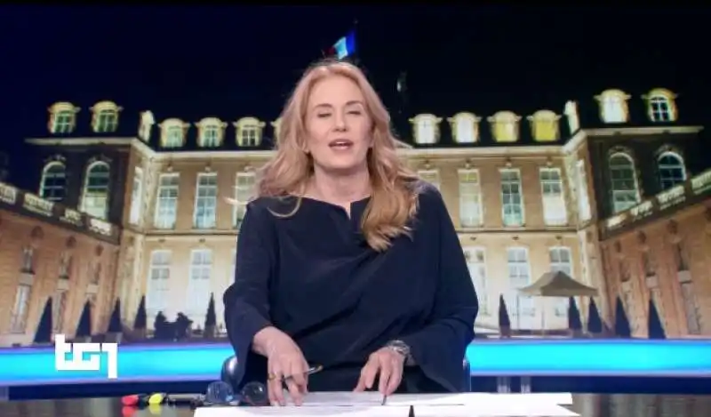 monica maggioni speciale tg1 elezioni francesi   2