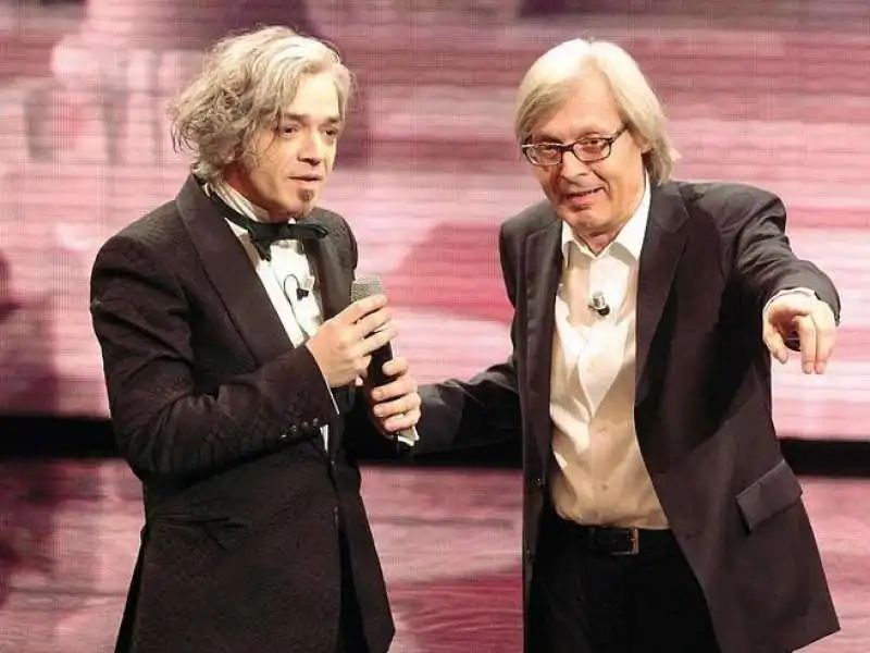 Morgan e Vittorio Sgarbi