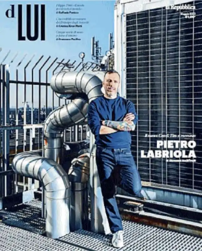 pietro labriola in copertina su d lui 