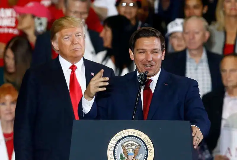  ron desantis con donald trump 1