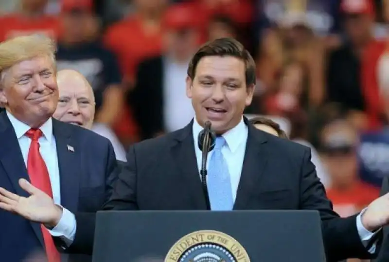  ron desantis con donald trump 3