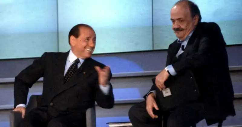 silvio berlusconi  maurizio costanzo