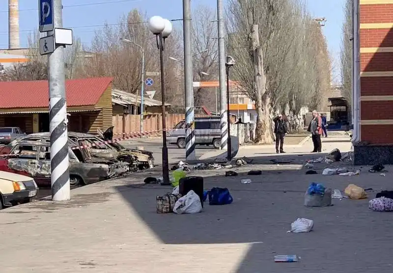 strage alla stazione ferroviaria di kramatorsk  