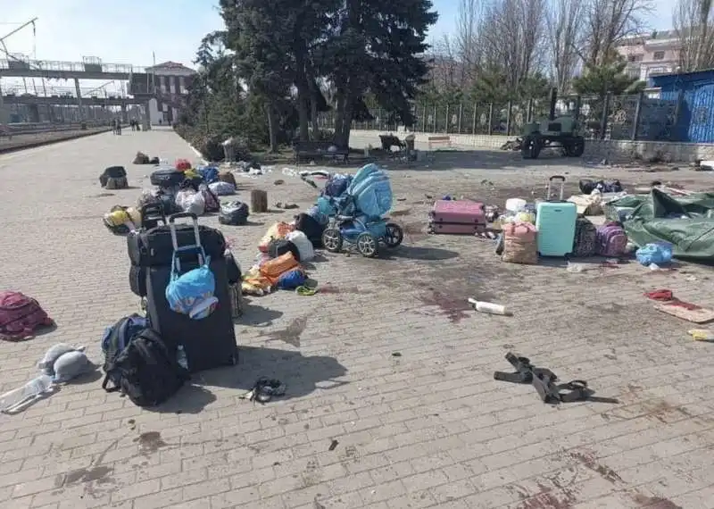 strage alla stazione ferroviaria di kramatorsk 