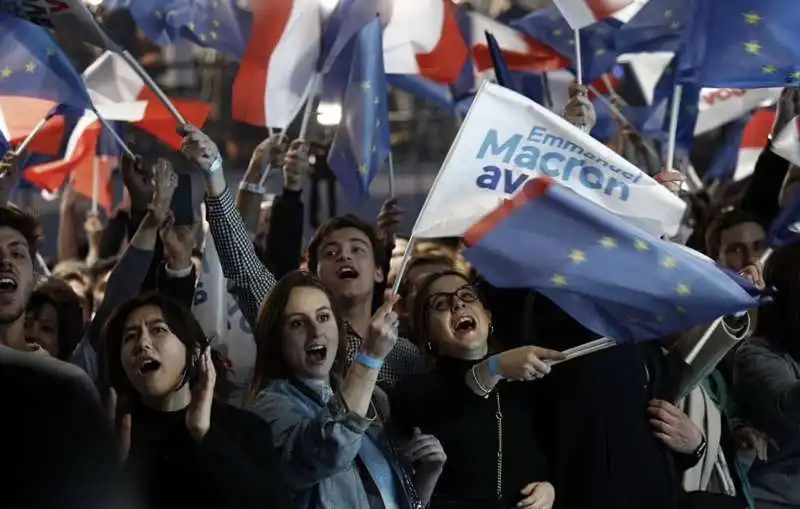 supporter di emmanuel macron 