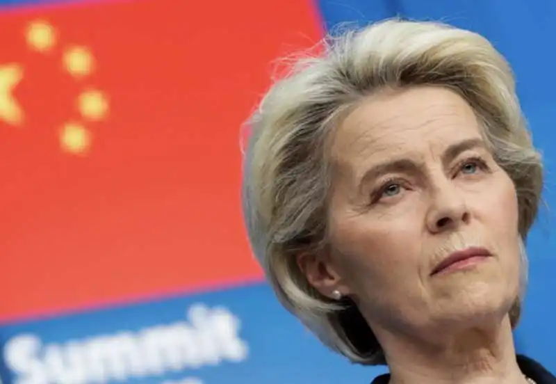 ursula  von der leyen   summit ue cina   