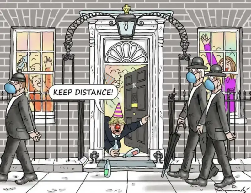 VIGNETTA SUL PARTYGATE DI BORIS JOHNSON