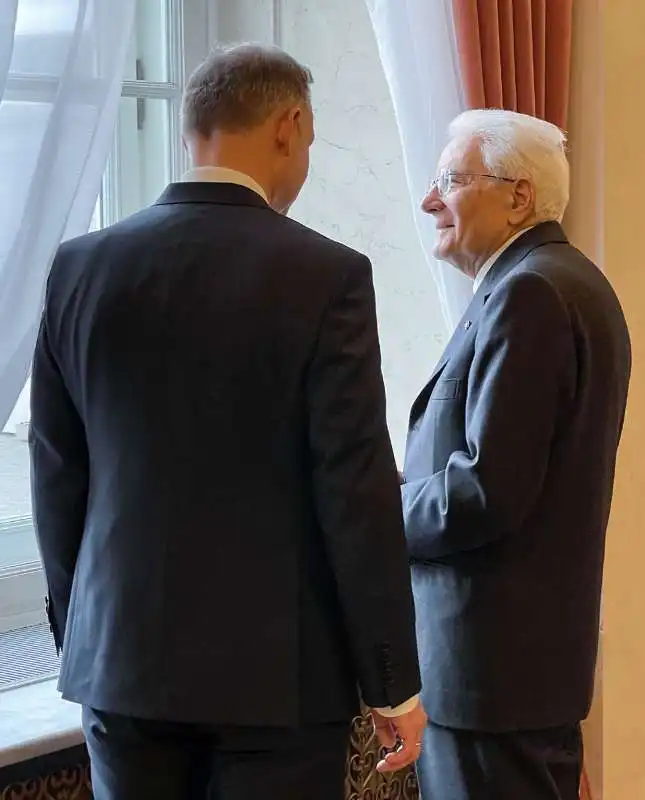 andrzej duda  sergio mattarella 