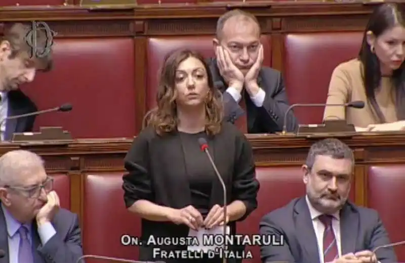 AUGUSTA MONTARULI ALLA CAMERA 