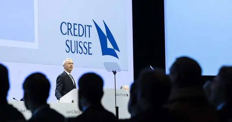 axel lehmann all'assemblea degli azionisti di credit suisse 