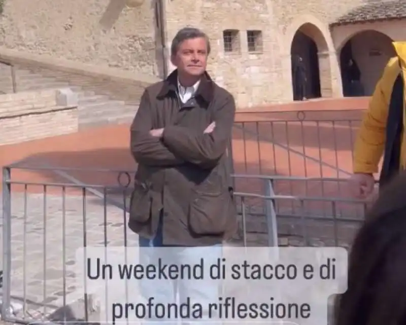 CARLO CALENDA SI RIFUGIA AD ASSISI DOPO LO SCAZZO CON RENZI 