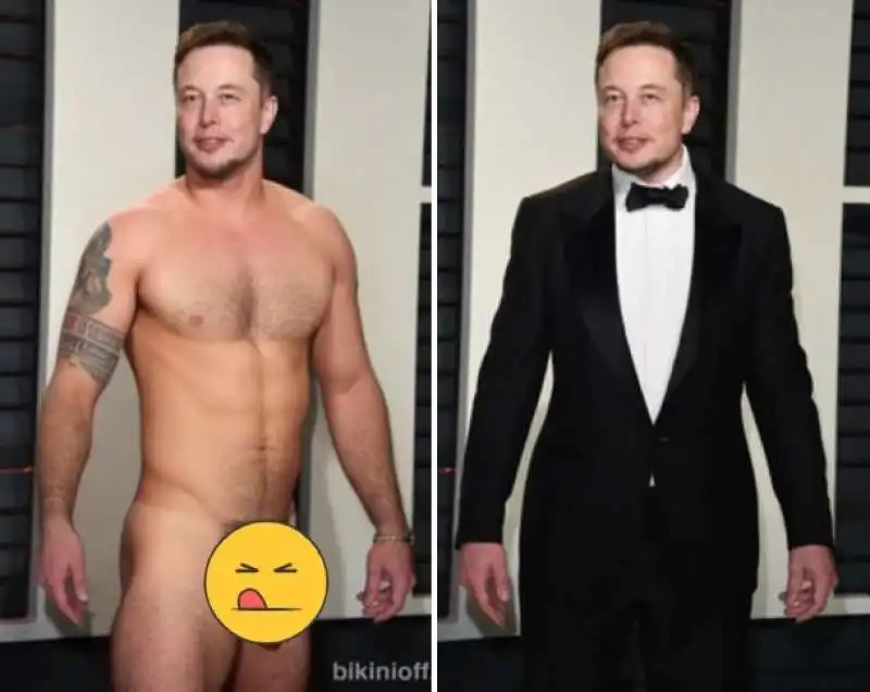 deepfake di elon musk con bikini off