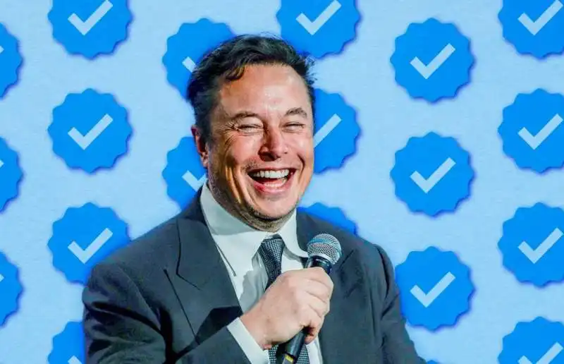 elon musk e spunta blu 2