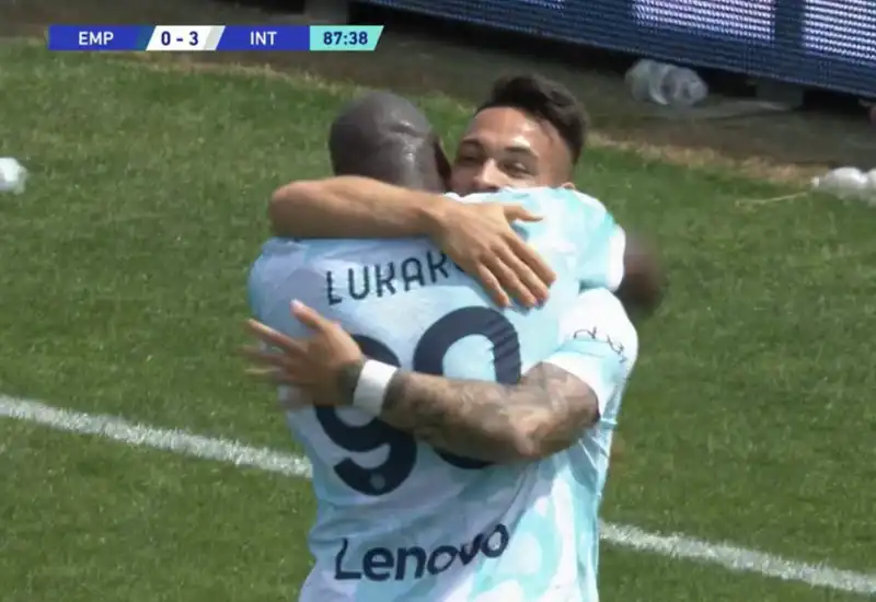 empoli inter lukaku e lautaro