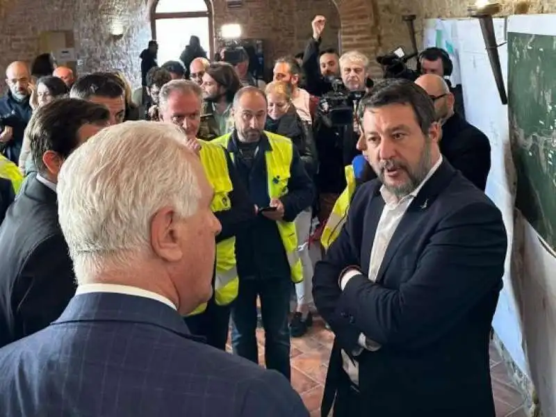 eugenio giani con matteo salvini  