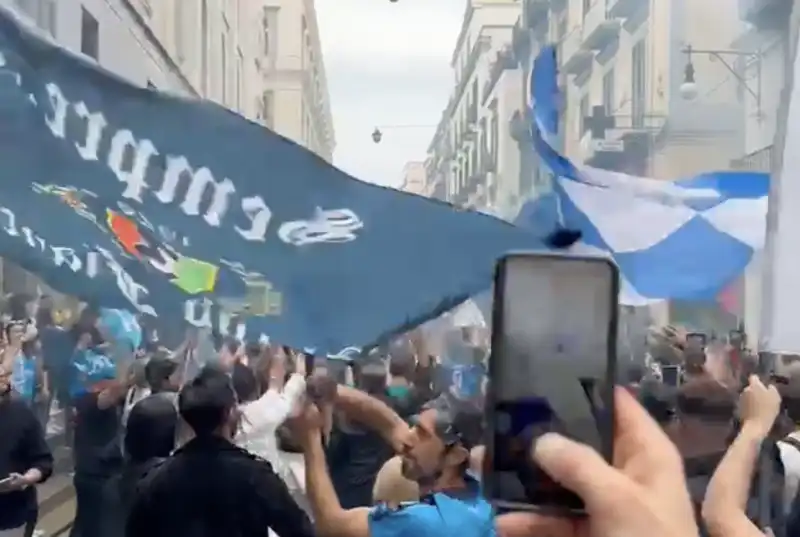 FESTA SCUDETTO A NAPOLI