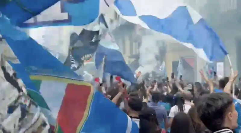 FESTA SCUDETTO A NAPOLI