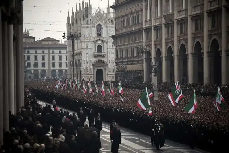 foto dei funerali di berlusconi create da claudio riccio con l intelligenza artificiale   11