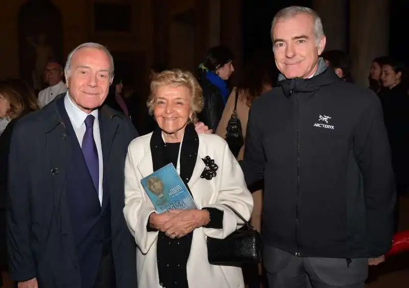 gianni letta la moglie maddalena e il figlio giampaolo  foto di bacco