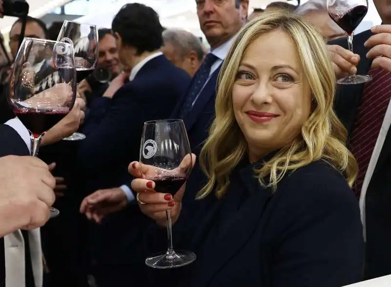 GIORGIA MELONI AL VINITALY    