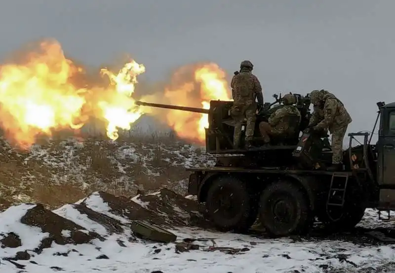 GUERRA IN UCRAINA - SCONTRI A BAKHMUT