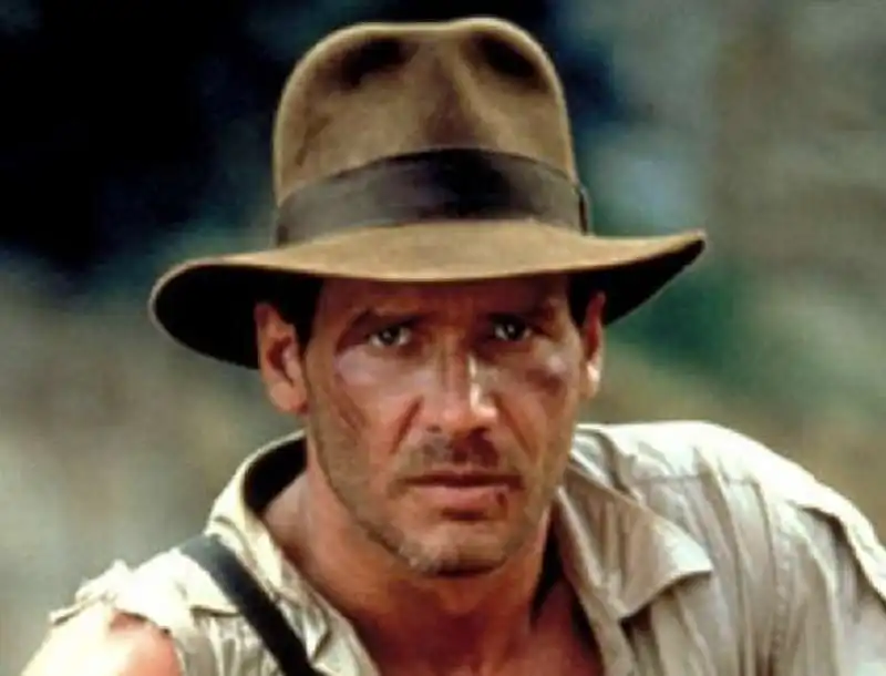 harrison ford con il borsalino