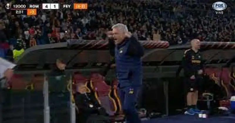 jose mourinho in roma feyenoord 