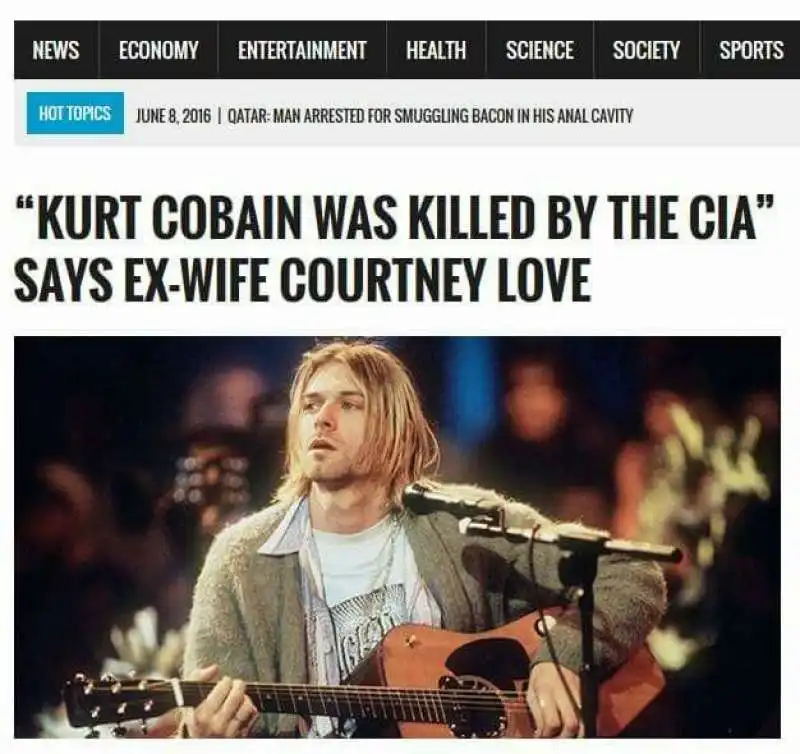 kurt cobain killed by the cia