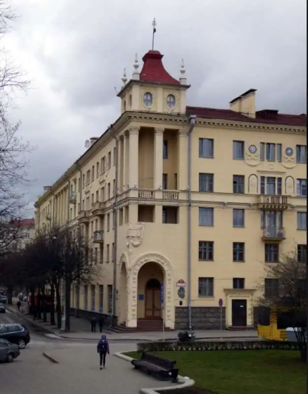 la casa dove visse lee harvey oswald a minsk, in bielorussia  