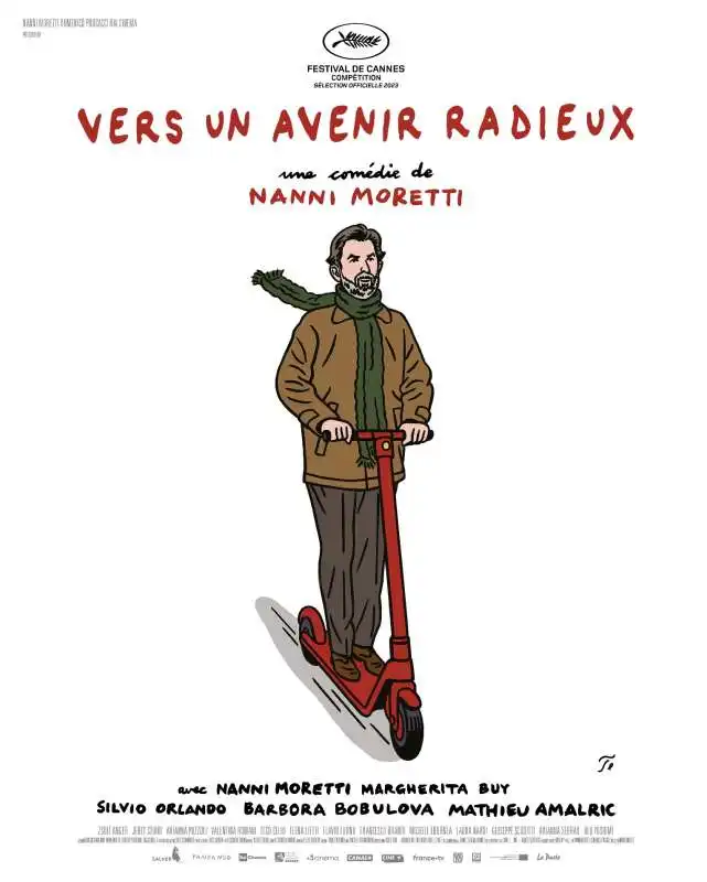 LA LOCANDINA FRANCESE DI IL SOL DELL'AVVENIRE - IL NUOVO FILM DI NANNI MORETTI 