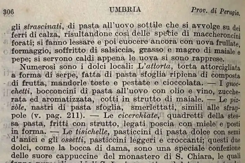 la ricetta della carbonara pubblicata sulla guida del touring del 1931 