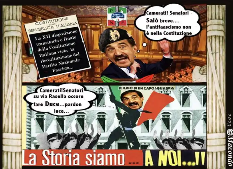 LA STORIA SIAMO A NOI - IGNAZIO LA RUSSA BY MACONDO 