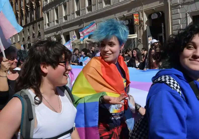 manifestazione per i diritti delle giovani persone transgender  foto di bacco (13)