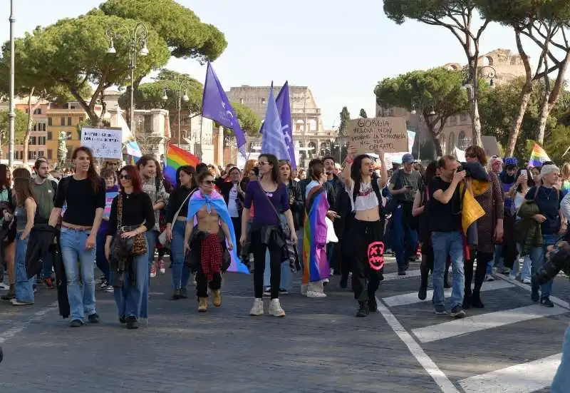 manifestazione per i diritti delle giovani persone transgender  foto di bacco (25)