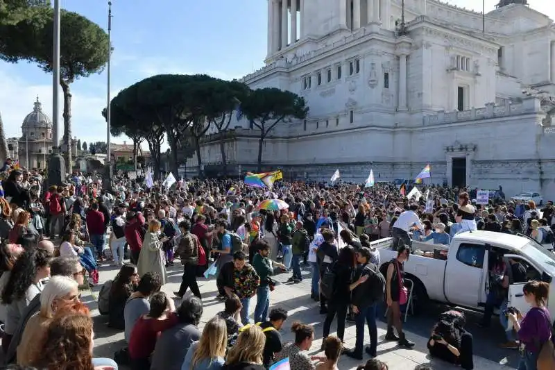 manifestazione per i diritti delle giovani persone transgender  foto di bacco (29)